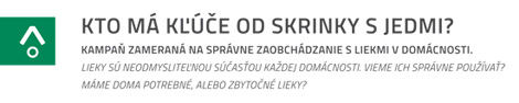 Edukačné kampane - Kto má kľúče od skrinky s jedmi?