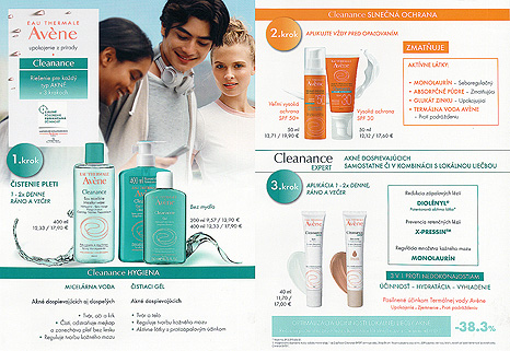 Akcia, Avène Cleanance