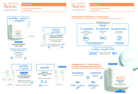 Akcie, Avène, Hydrance