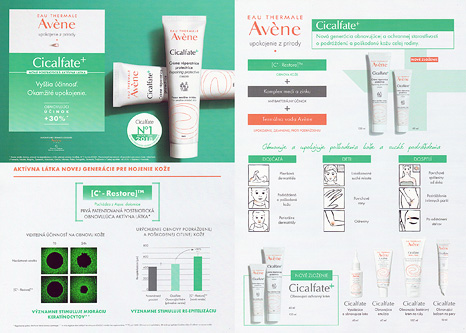Akcia, Avène, novinky, Cicalfate